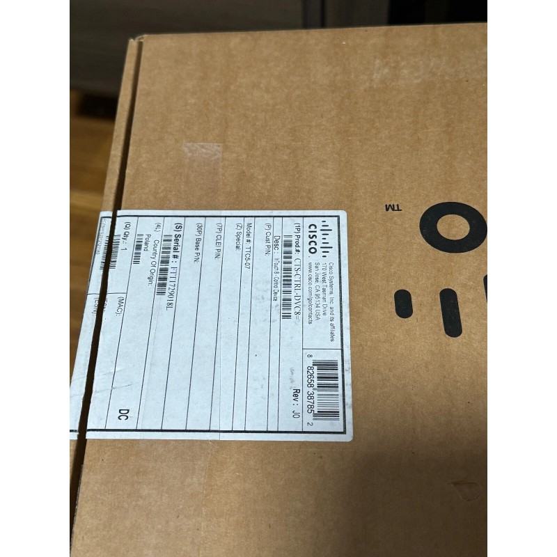 Cisco CTS-CTRL-DVC8, Telepresence Touch Screen for Code C-Series w/ Accessories