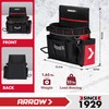 ARROW Tool Belt Heavy-Duty, Electrician Tool Pouch with 10 Pockets