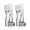 SWIGRANCE Hot Air Welding Nozzles 40mm Mouth Width 2Pcs/Set, Stainless