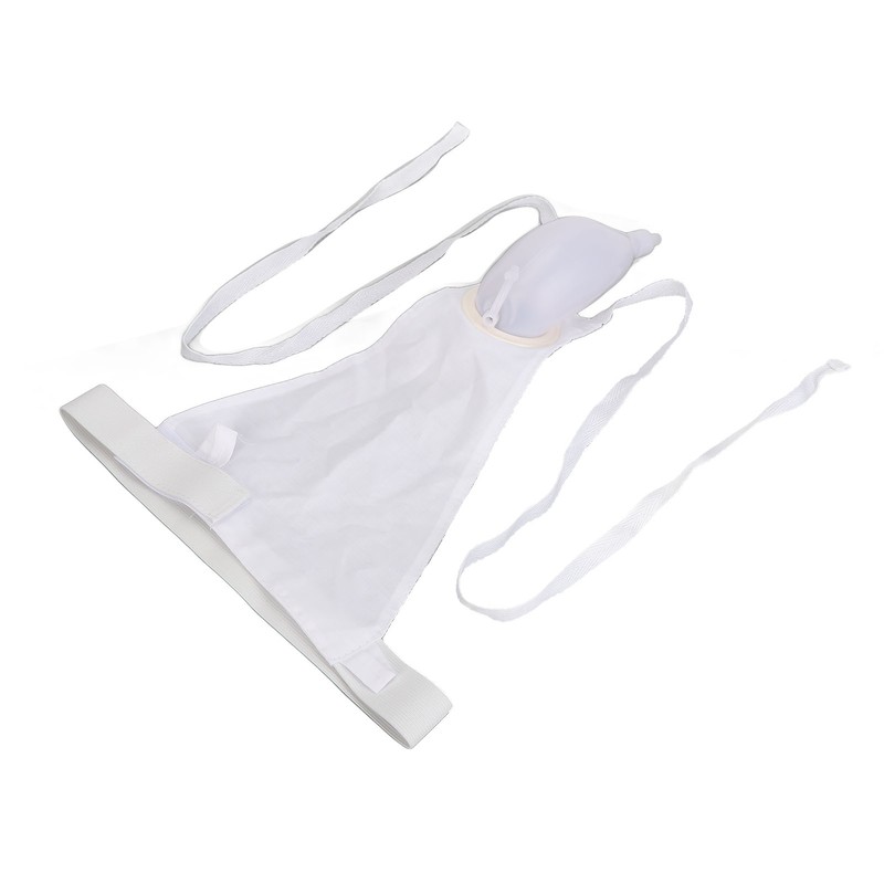 Men Urine Collector Bag Reusable Urinal Pee Holder 1000mL Wearable