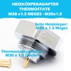 BLUMKRAFT 2 x Radiator Adapter Connector M38 x 1.5 Style