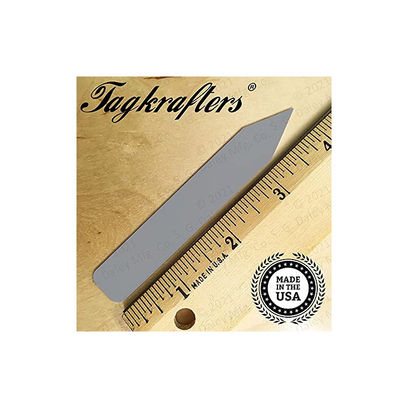 TAGKRAFTERS 4" x 5/8" Grey Premium Pot Stakes - 500