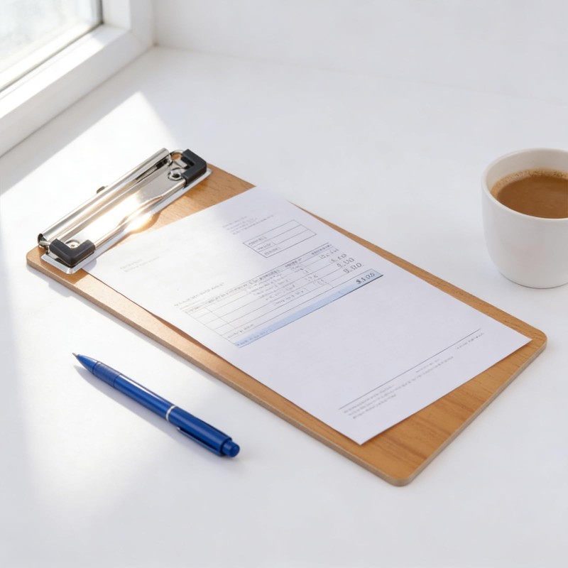 MUKLEI 35 Pack Wood Mini Clipboards, 9 x 4 Inch