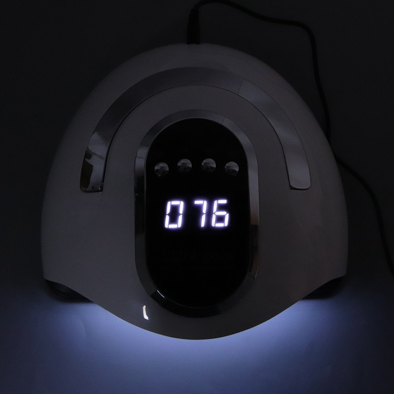 LED Nail Lamp 4 Timers Handheld with Removable Bottom Plate