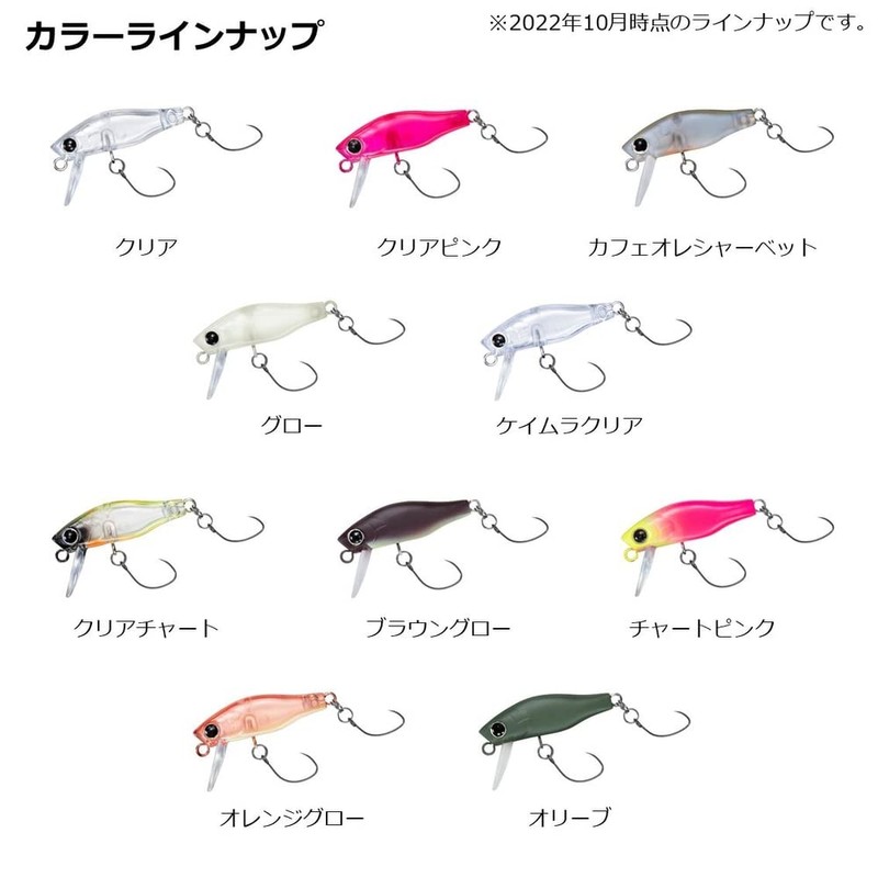 Daiwa Lure, Dr. Minnow 2, Area Tune, 42HF Keimura Clear