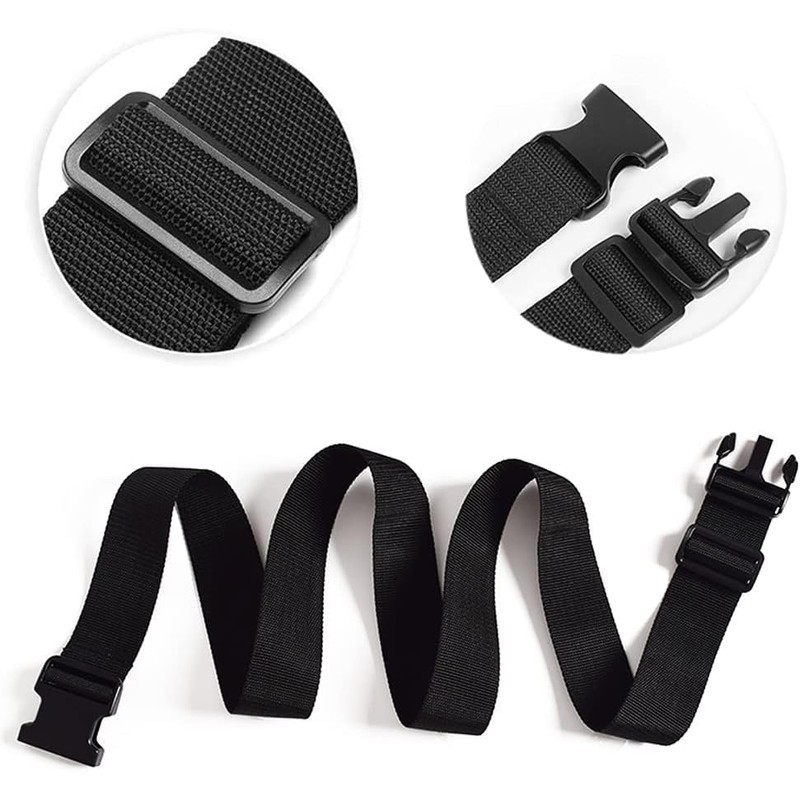 Wheelchair Safety Strap Seat Belt, 80" Adjustable, Easy to Install,