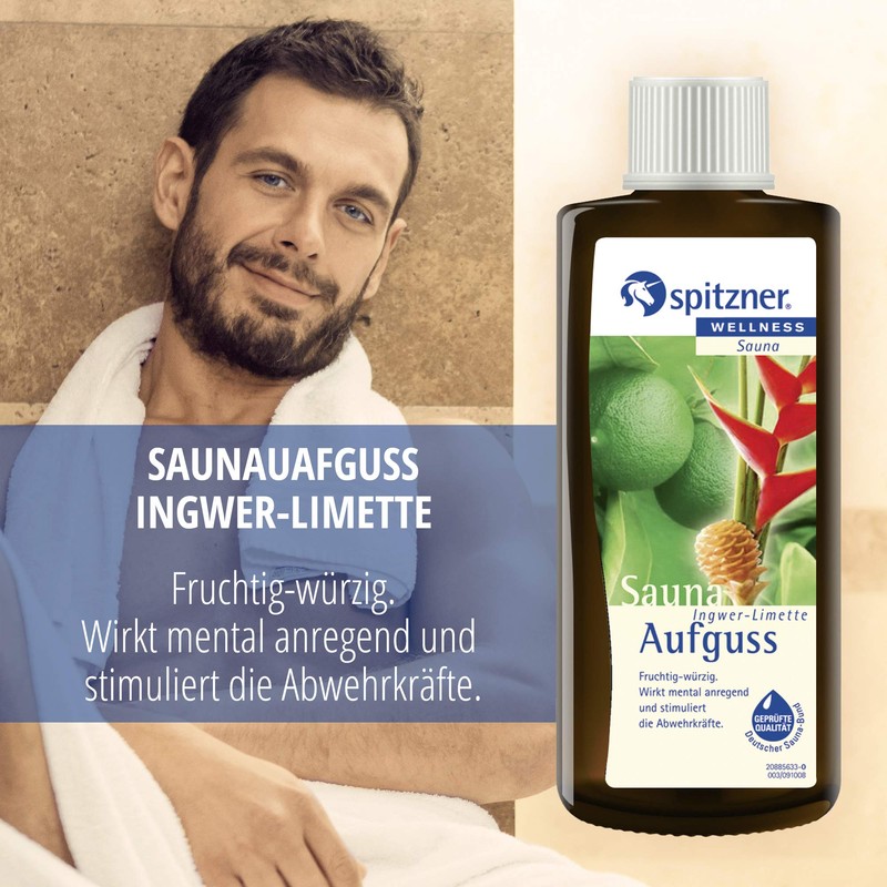 Saunaaufguss “Ingwer-Limette“ (190 ml) von Spitzner