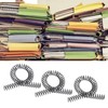 100PCS Binding Spiral 14.3mm Diameter 48 Teeth 4:1 115 Pieces