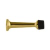 Nostalgic Warehouse DSTCLS-PB Rubber Tipped Door Stop, Polished Brass