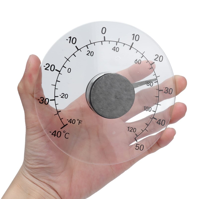 Window Thermometer, Outdoor Thermometer Temperature Gauge for Patio Outdoor Stick