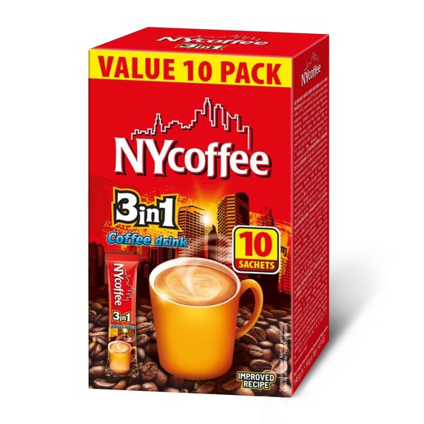 NY Coffee 3-in-1 Coffee Sachets, 5 Boxes Rich Flavoured Coffee