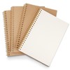 JIANTA Dotted Spiral Binding Notebook A5, 4 Pack Spiral Notepad