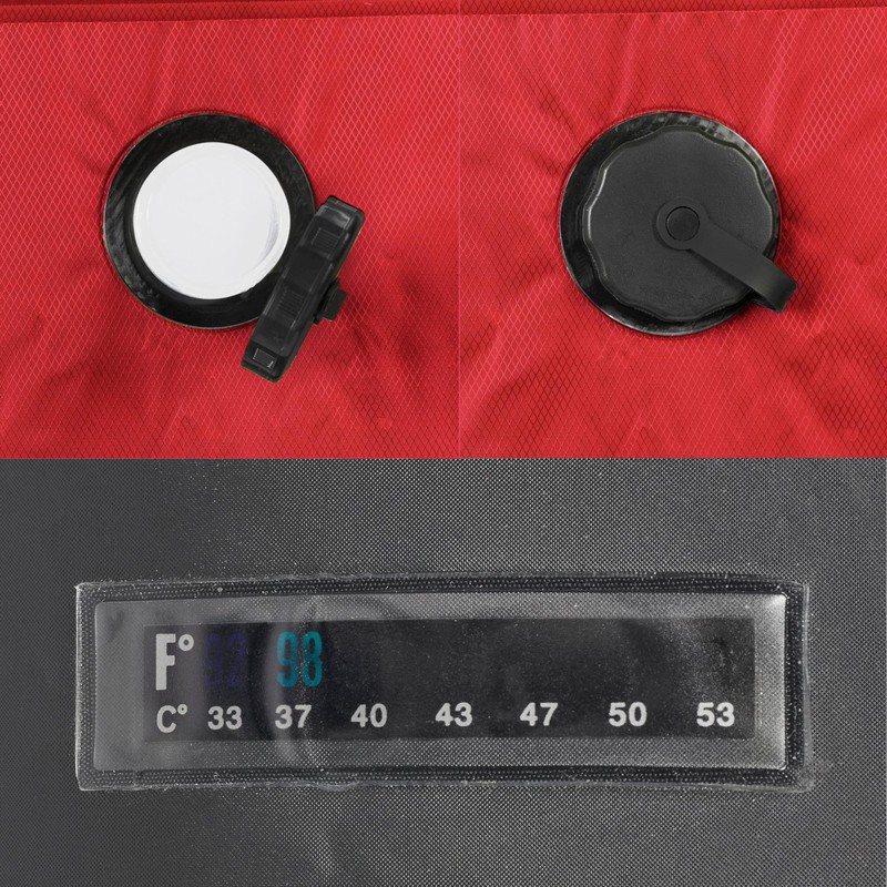 Tool & Tree Solar Camping Shower in Red, 20 Litres,