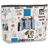 Funny Doctor Anatomy Fans Merchandise Makeup Bag Merch Gifts for