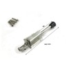 Stainless Steel Door Stopper Spring Loaded Telescopic Step On Door