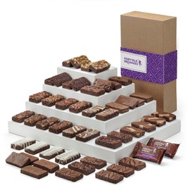 Fairytale Brownies Sprite 48 Individually Wrapped Gourmet Chocolate Food Gift Basket - 3 Inch x 1.5 Inch Snack-Size Brownies - 48 Pieces - Item LF248