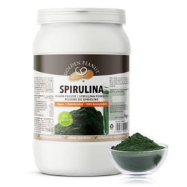 GOLDEN PEANUT Spirulina Algae Powder 1 kg - 100% Pure Spirulina Powder, Cell Walls, Premium Quality, Raw, Vegan