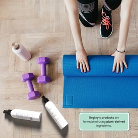 Begley's Begley's Yoga Mat Cleaner and Deodorizer Spray 8oz, with Fragrant Essential Oils, Pure Eucalyptus & Lavender