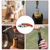ASelected Wine Opener Corkscrew with Wood Handle Stainless Steel for
