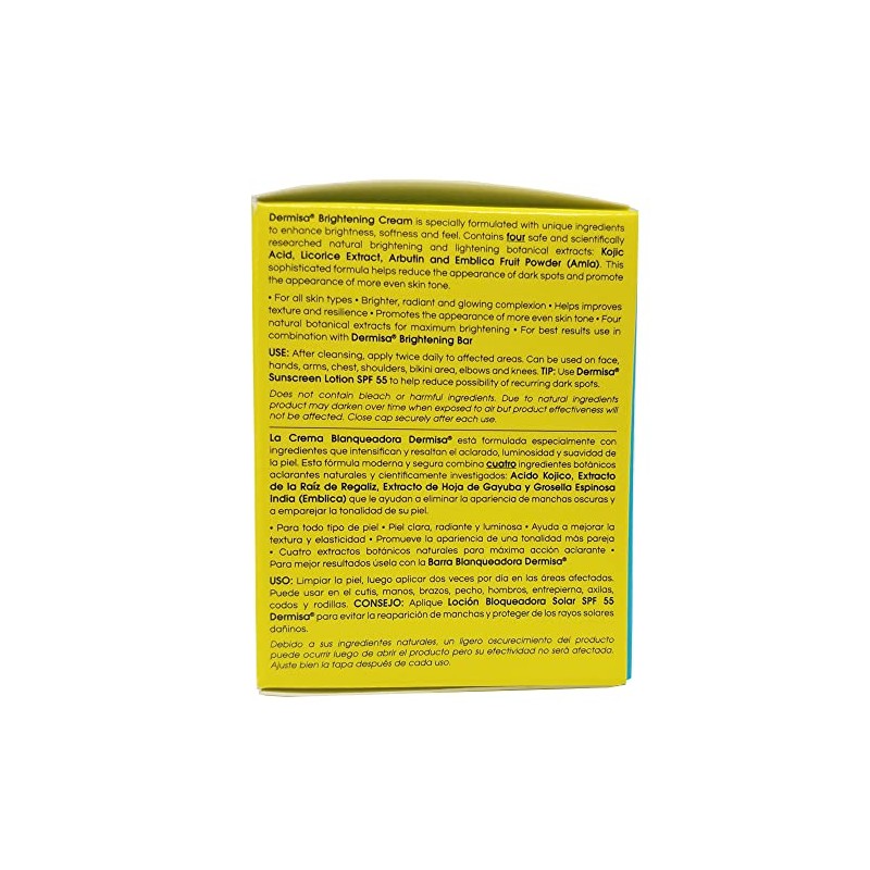 DERMISA CREMA ACLARANTE ACCION MAXIMA DE ILUMINACION 42GR 3 PIEZAS