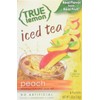 True Lemon Peach Iced Tea Powder 6 Pack Low Sugar