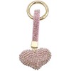 F.ZH Key Chain, Bag Charm, Bag Accessory, Love Charm, Rhinestone,