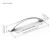 FURNIWARE Pack of 10 Cabinet Pulls, Zinc Alloy Drawer Pulls,