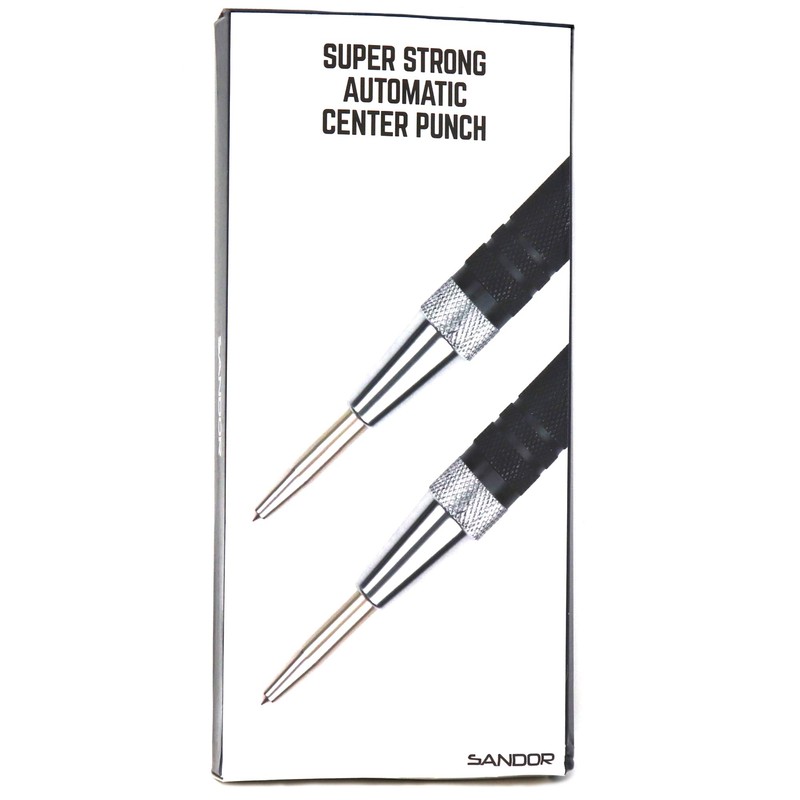 Perforadora central automática superfuerte, perforadora central de acero negro de