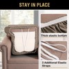 H.VERSAILTEX Stretch Velvet 2 Piece T Cushion Sofa Slipcovers for
