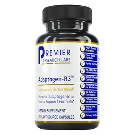 Premier Research Labs Adaptogen-R3 Supplement - Rhodiola Rosea Supplement with Maca Root, Adaptogen Complex for Stress, Heart & Metabolic Health - 90 Vegetarian Capsules