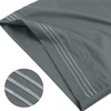 PiccoCasa Bolster Pillow Cases 2 Pack Embroidery Brushed Microfiber Body