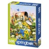 Springbok's 500 Piece Jigsaw Puzzle Blue Birds - Made in