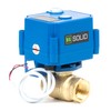 U.S. Solid Motor Ball Valve with Manual Function - 1/2