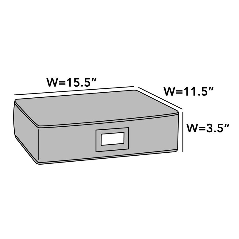 Flatware Storage - Washable and Stain Resistant, ID Window, Kitchen