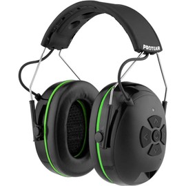 inf protear(Upgraded E6850 Bluetooth Hearing Protection with Integrated Microphone, High-Fidelity Speakers,120H+Playtime, Ideal Ear Muffs for Noise Reduction for Mowing, Workshop, NRR 25 dB