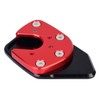 Motorcycle Foot Side Stand Extension Kickstand, Akozon Side Stand Pad