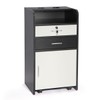 ZJMTOCYU Organize Your Salon with Compact Styling Station, 2 Drawers,