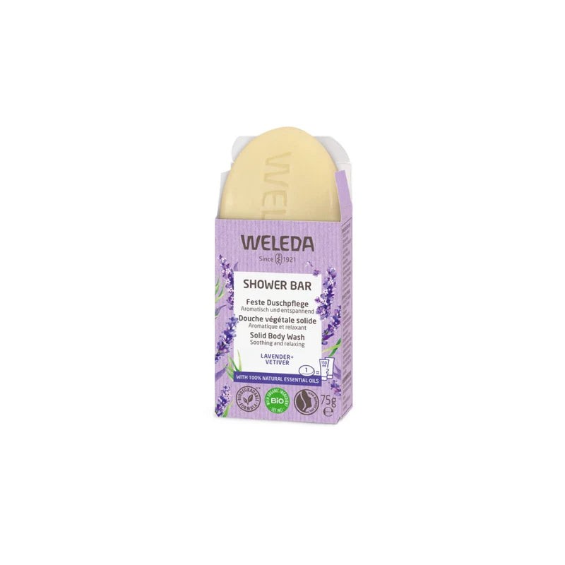 Weleda Shower Bar Lavender + Vetiver 75g