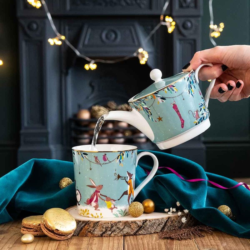 Sara Miller London Woodland Tales Tea for One, Merry Band,