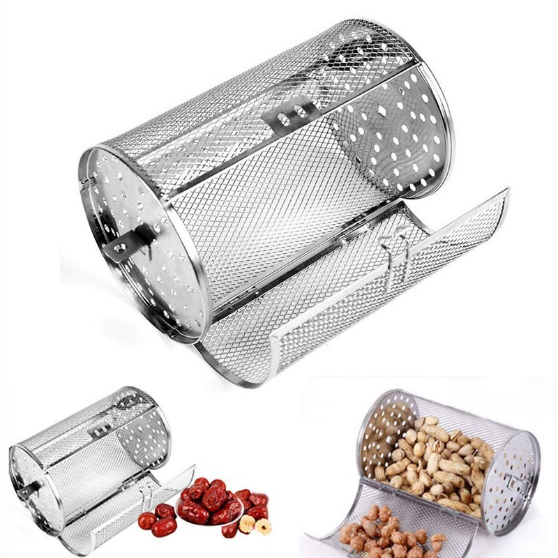 Stainless Steel Rotisserie Grill, 360 Degree Rotatable Heating Oven Cages