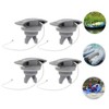 HANABASS 4pcs Dinghy Air Valve Plug for Kayak Inflatable Boat