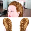 40% Real Human Hair Mannequin Head Hairdresser Training Head Cosmetology