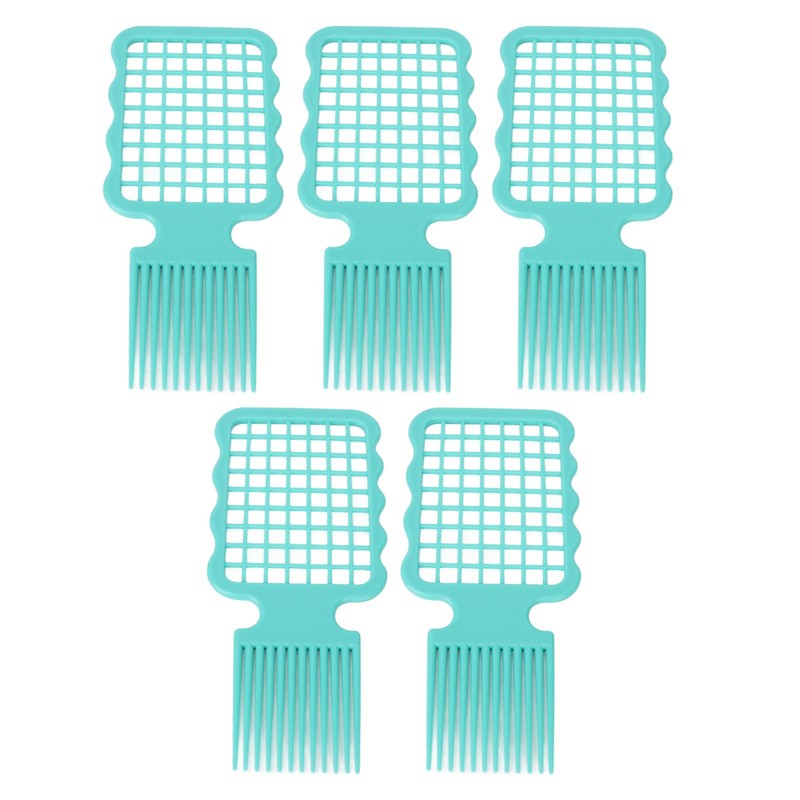 5pcs Twist Combs Ergonomic Perm Dreadlocks Curly Twist Hair Coils