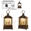 Christmas Snow Globe Lantern Christmas Decorations Water Glittering Lanterns with