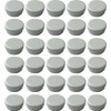 FRUEHES FORSCHEN 30 Salbendosen flach, 25ml Inhalt, weiß