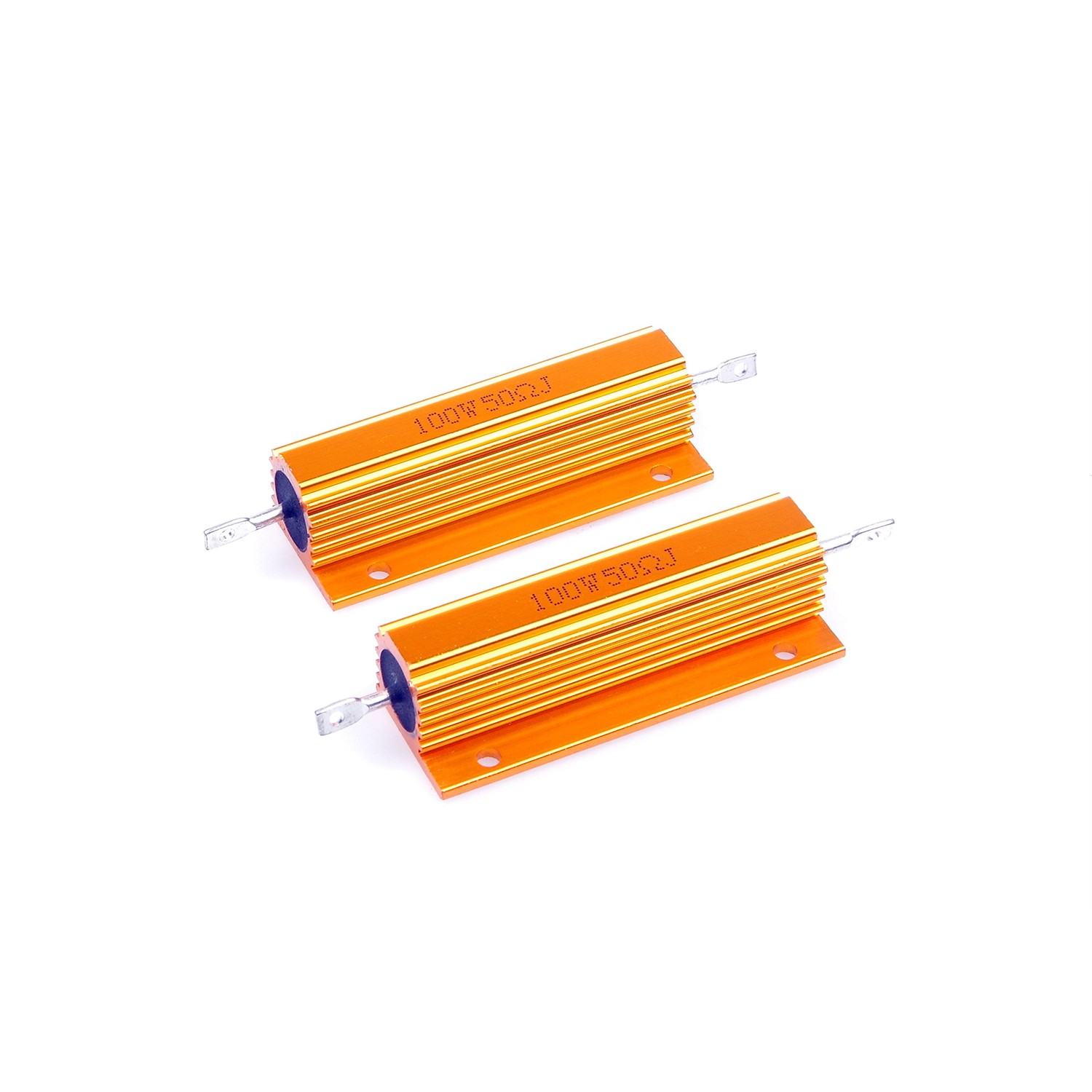 LM YN 100 Watt 50 Ohm 5% Wirewound Resistor Electronic Aluminium Shell ...