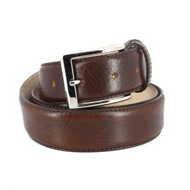 Tony & Paul very hogh quality leather belt hand made in italy - brown