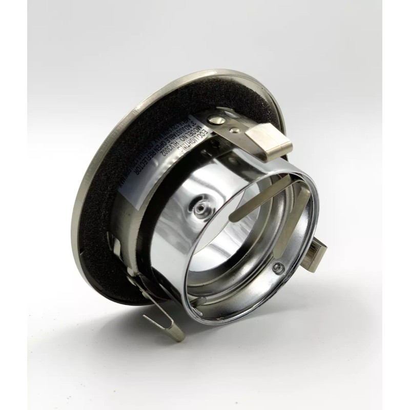 metro lighting 4 Pack,3 Inch Chrome Reflector Satin Nickel Ring