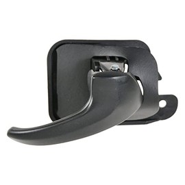 TRQ Right Interior Door Handle Black Passenger Side Compatible with 1994-2004 Ford Mustang