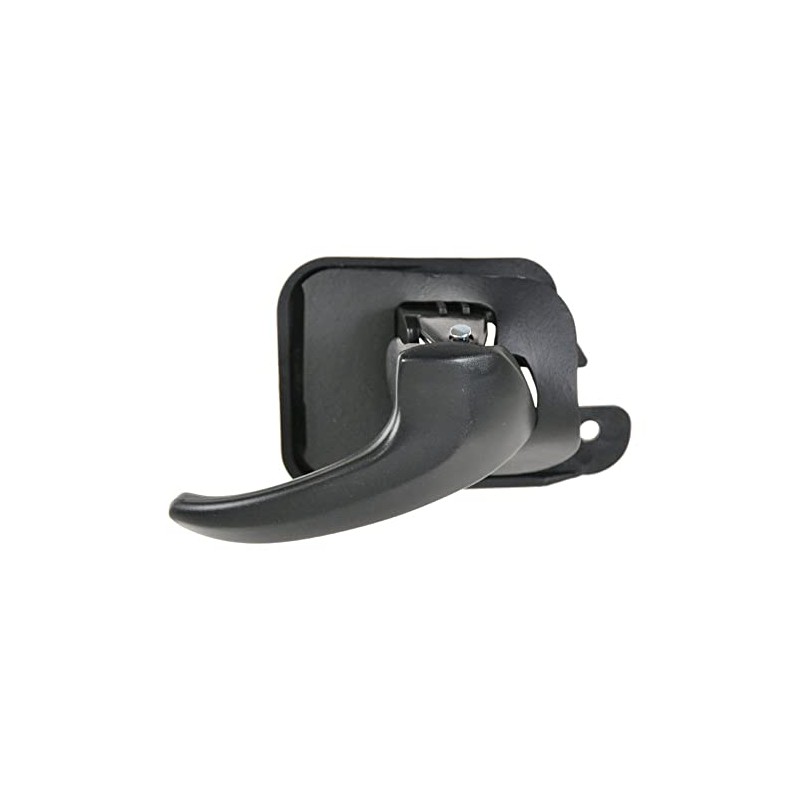 TRQ Right Interior Door Handle Black Passenger Side Compatible with